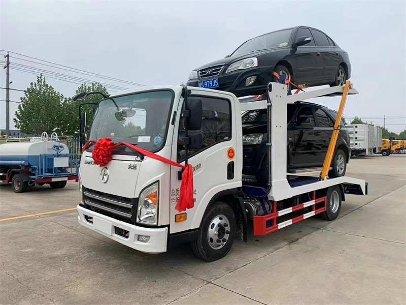 大運藍(lán)牌2位板轎運車